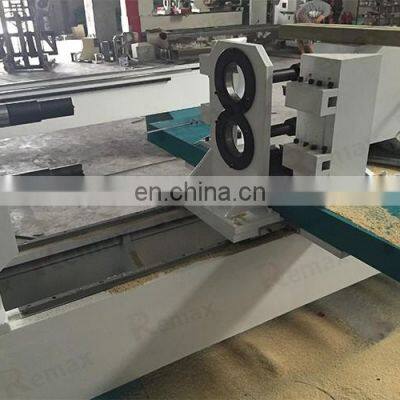 Wooden Stair Balusters Furniture Legs Double Axis CNC Wood Lathe Machine photo-3