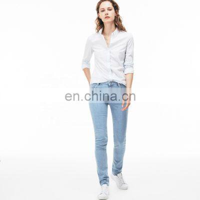 New Design Custom Style Women Skin Fit Stretchy Jeans & High Waist Pants Trouser photo-5