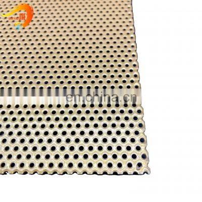 Stainless steel 304 316 micron round hole perforated metal sheet