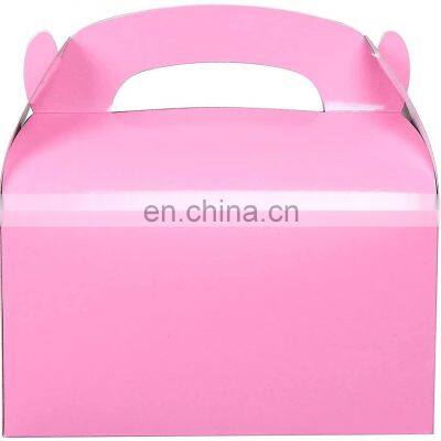 OEM China Supplier Custom Fun Party Play Fancy Box Gift Corrugated Cardboard Packing Pink Birthday Party Gift Food Package Box photo-2