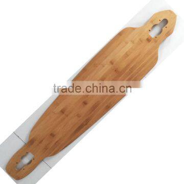 OEM wood Canadian maple or bamboo drop through longboard deck model-018