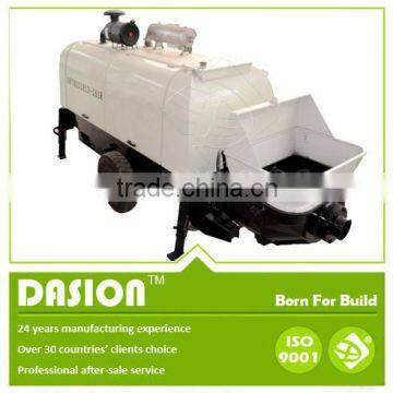 HBT80S-13-110 concrete trailer pump with electric motor engine