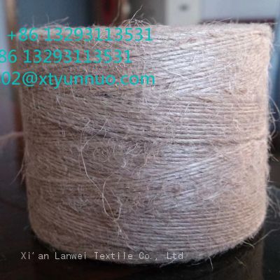 Factory Supply Handmade Decorative Material 100% Jute Yarn Exportable Wholesale