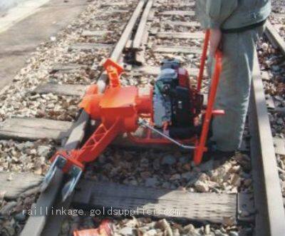 Internal combustion copying rail sander