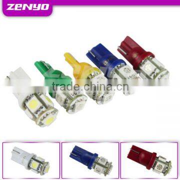 12V automotive led lights T10 5SMD led 5050