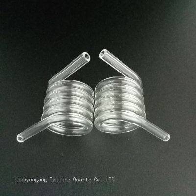 Customized Spiral Quartz Glass Tube Coiled Quartz Tube