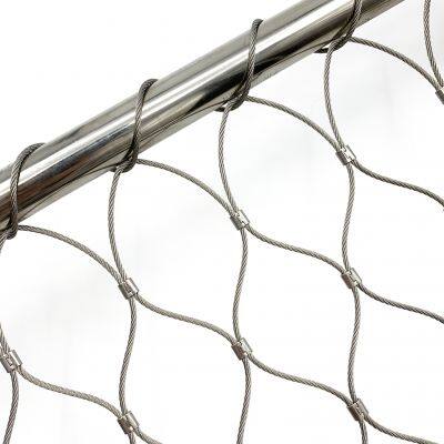 Stainless Steel Rope Zoo Cage House Sky Mesh for Monkey Cage Fence Nets