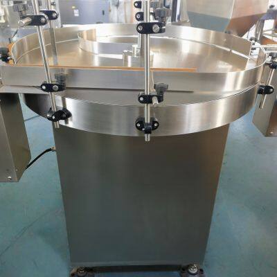 Round Table Bottle Unscrambler for Food Chemical and Cosmetic Container Sorting