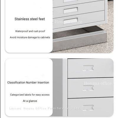 Customizable Drawer Slide Filing Cabinet SCMG238 With Aluminum Handles & Anti-Slipping Screws for Cancer Research Centers-Serving UK photo-4