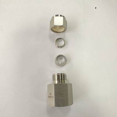 High Pressure 316L Double Ferrule Compression Fitting for Gas & Liquid Lines photo-3