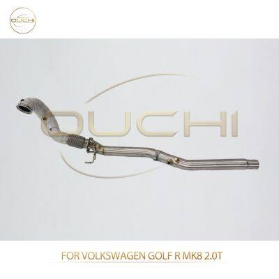 Exhaust Downpipe for Volkswagen Golf GTI MK8/Golf R MK8/Passat/Tiguan/Touareg Stainless Steel Performance Upgrade Increase High-performance Auto Parts photo-2