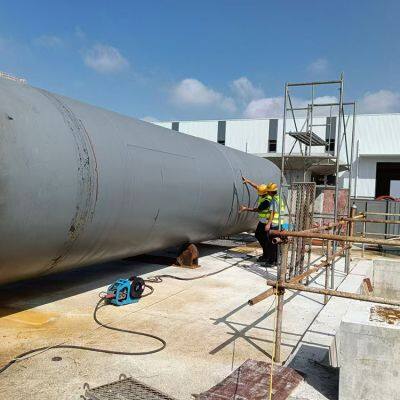 Complete rotary kiln equipment for calcining zinc calcine, and production line for reducing iron ore to sponge iron