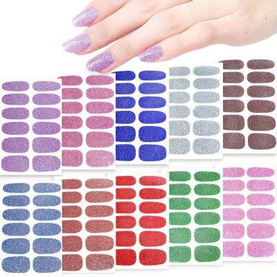 УФ-стойкие наклейки для ногтей - толщиной 0,2 мм с высокоглянцевым покрытием