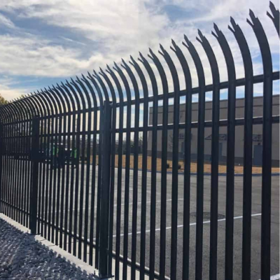 8FT Height Steel Wrought Iron Garden Fence Panels for Construction and Perimeter Security