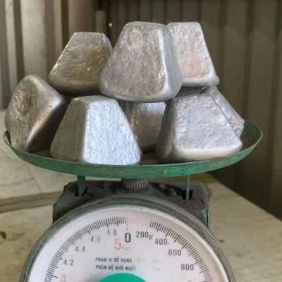 Deoxidizing Aluminum Blocks/ingots With 95%-96% Aluminum Content, Conical Shape From Hunan Steel Foundry, Cut Into Square Aluminum Blocks photo-3