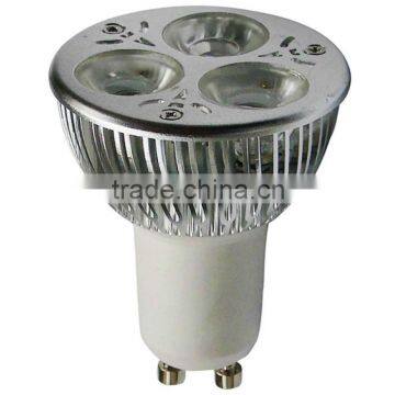 high power dimmable 3W GU10 LED Spot light with CE,Rohs,UL certificate