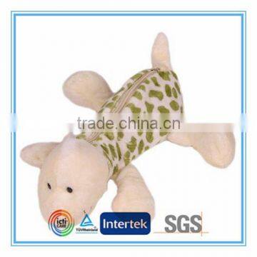 Plush sea turtle animal shape plush pencil case