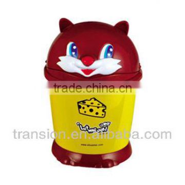 1.2L Cartoon dustbin PP household waste bin