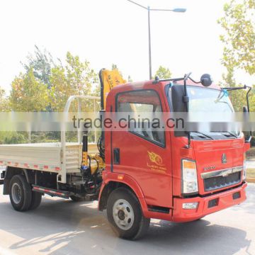 howo 4*2 10T crane truck with loading crane