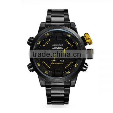 Luxury Brand MIDDLELAND men Dress Watch Manufacturers In China Geneva Brand Stainless Steel Back Newest Watches