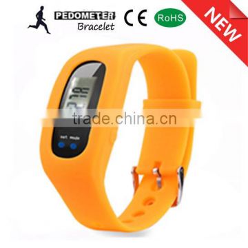 promotional waterproof kids pedometer watch from factory