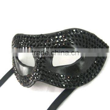 Custume Carnival Accessories HT-HF019 Plastic Half Face Party Eye Mask and Custom Eye Mask