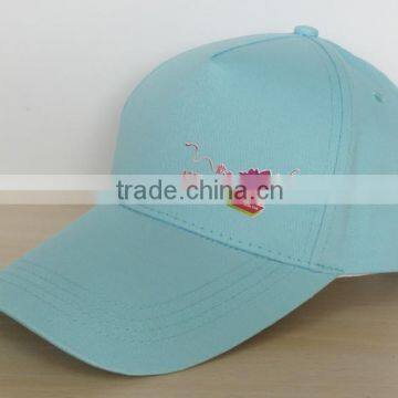 Pink Supreme 5 Panel Hat Cap With Printing Logo