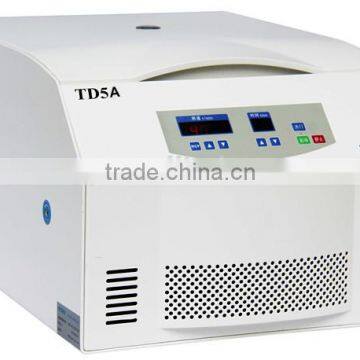 TD5A low speed laboratory swing out rotor volume 4x300ml centrifuge