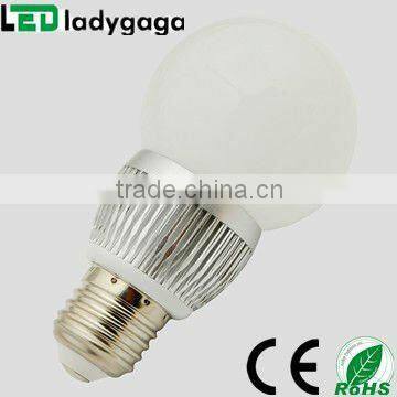 2012 High brightness bulb led and High Power LED bulbs 3W E27 led bulb(AC85-265V)/e26/ e27 led corn bulb