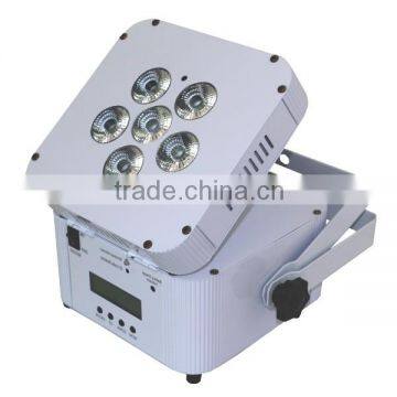 Smart and Professional Battery Rechargeable 6pcs 6in1 Colorful LED PAR Light for Decoration photo-2