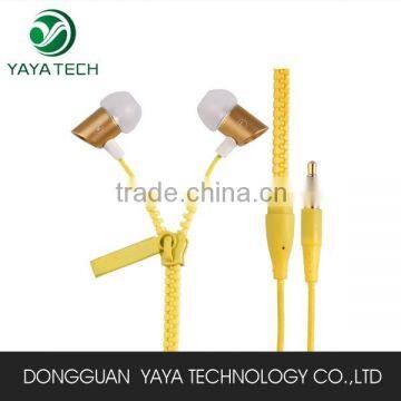 CE Certificate Europe Standard High Quality Zipper Earphones