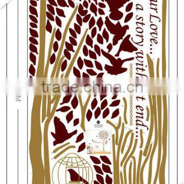 New Arrival XL Our Love is a Story Without End LOVE Tree Wall Sticker Living Room Decoration photo-3