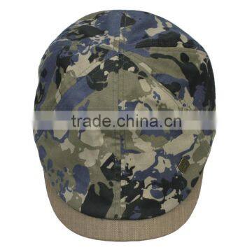 mens mini jacquard short brim army IVY cap