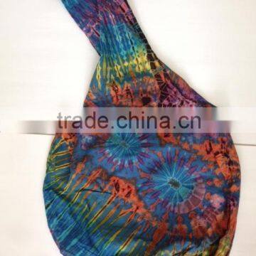 Thailand handmade Tie dye Hippie / Boho Cotton bag