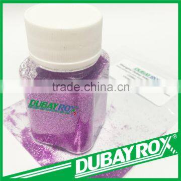Rainbow Color Violet Glitter Hexagonal Powder for Christmas Decoration photo-2