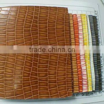 stocklot of Pvc/pu leather from China synthetic PU leather for wholesale