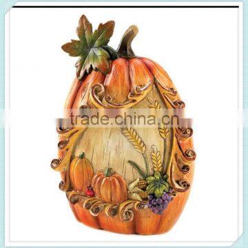 Polyresin Harvest Bounty Pumpkin For Thanksgiving Decor