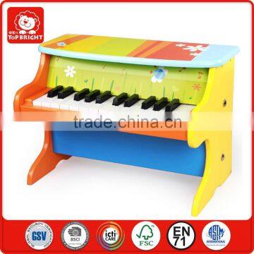 wholesale pianoforte toys china 3 years' old children education toy keyboard musical instrument colourful wooden toy piano