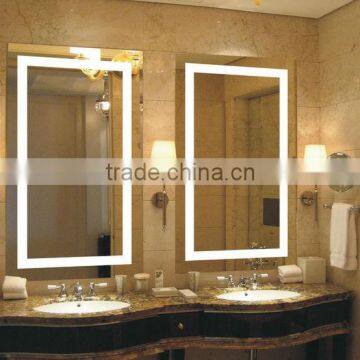 Wall Mounted Lighted Backlit Luxury Bathroom Mirrors