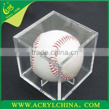 3mm clear acrylic baseball display box, transparent plexiglass baseball box with 300*200*150mm