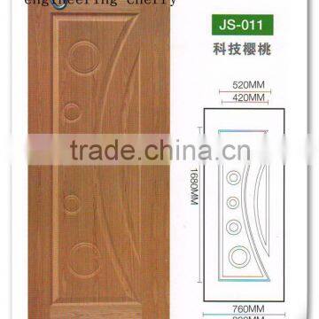 Moulded door skin/Veneer HDF door skin/Nature wood veneer MDF