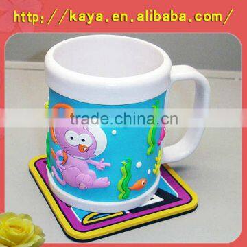3D soft pvc decorative cups for business gifts