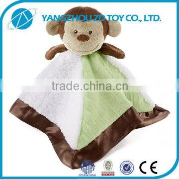 For baby new style gift cute plush stuffed wholesale plush blankets