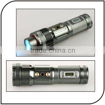 High Tech 10W Waterproof 3 Colors Beam Zoomable Underwater Fishing Light With LCD Touch Sensor photo-5