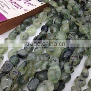 Wholesale Natural Polish Green Prehnite/Green Garnet ,Natural Crystal tumble Stone