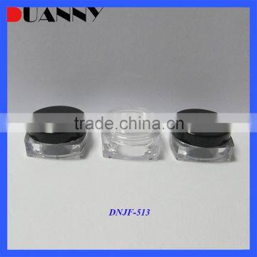 5g Square Cosmetic PS Jar Packaging,5g Square PS Jar