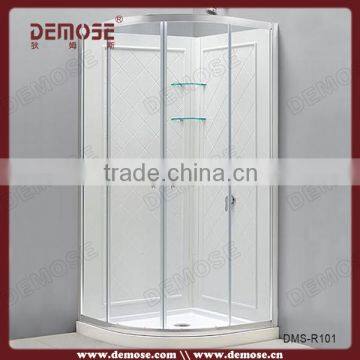 sliding glass integral shower cubicle/self contained shower cubicles