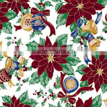 Christmas Plastic Tablecloth PVC With Flannel Backing photo-4