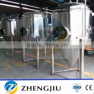 Beer Brewing Equipment Conical Jacketed Fermenter with cooling jacket