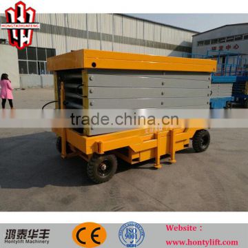 10m mobile mini scissor lift/scissor lift table 220v